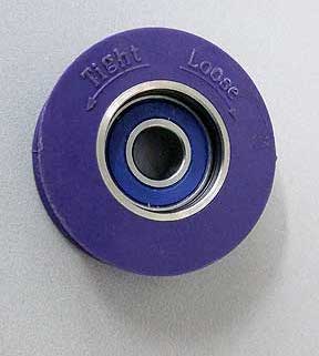 Gryphon Zephyr Purple Plastic Idler Wheel