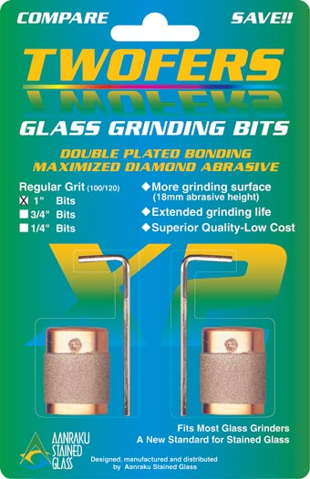 Aanraku 1" TWOFERS 2 bit set - 100/120 regular grit