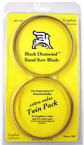 Gryphon C-40 Black Diamond™ Band Saw Blades - Twin Pack Hover Image
