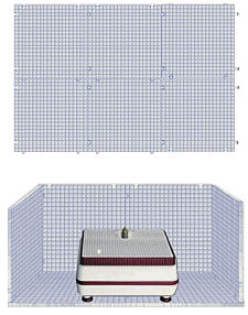 Waffle Grid Surface - 6 Pack