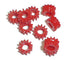 Gemini Taurus Red Gear Grommets (pair)