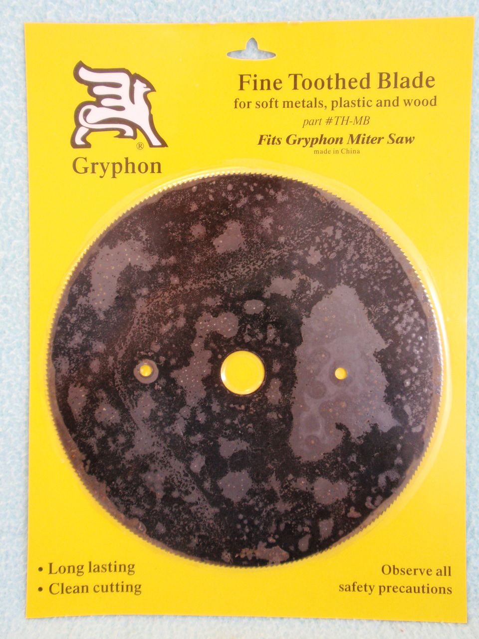 Gryphon Miter Saw Steel Toothed Blade